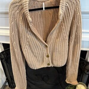 Cozy Knit Women's Sweater in Cream